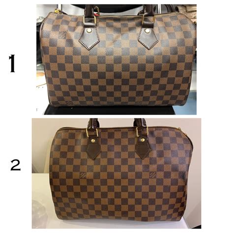 louis vuitton duffle bag fake vs real